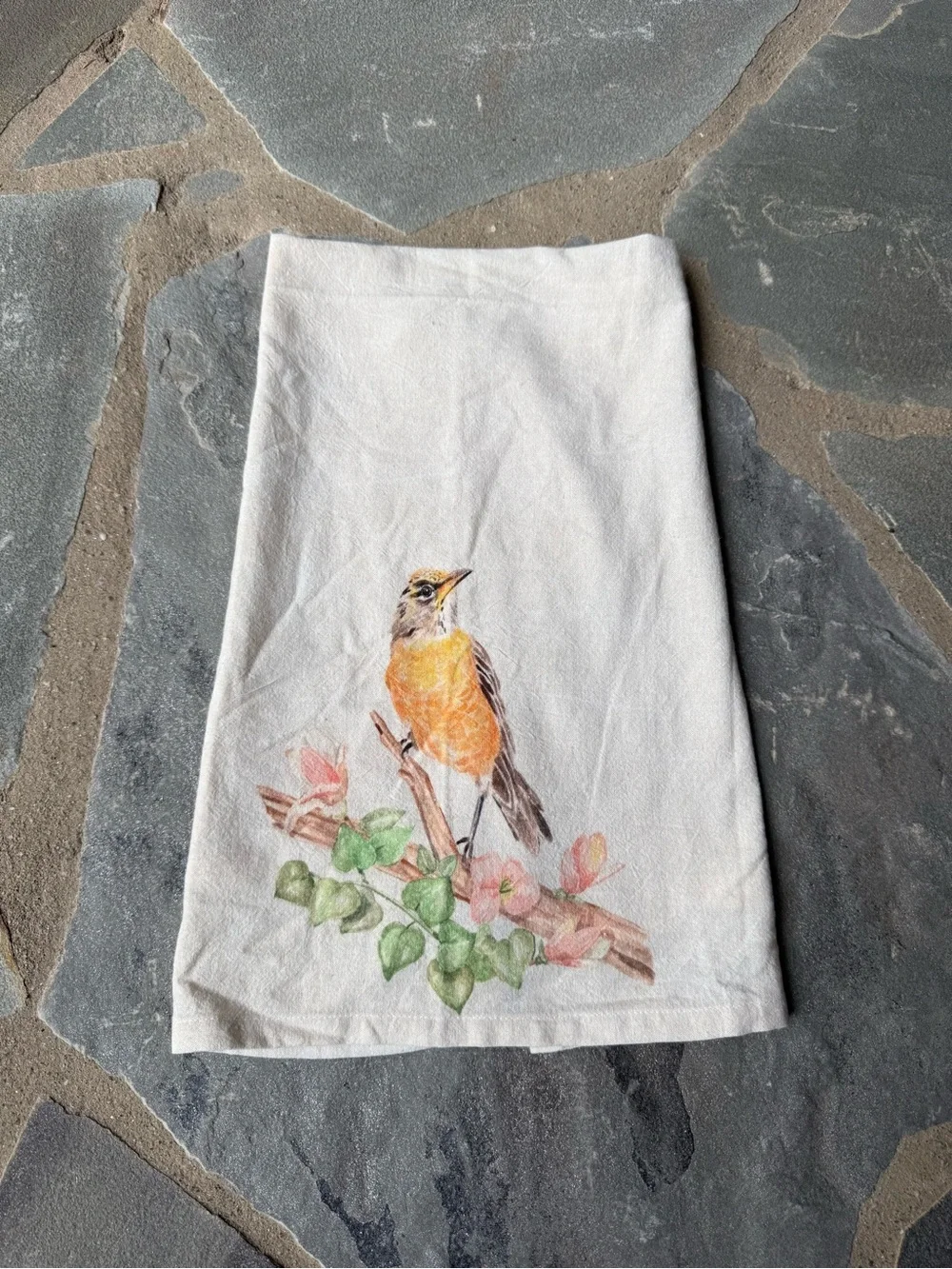 New🌟Terrain-Sweet Fauna Cotton Tea Towel-Robin
